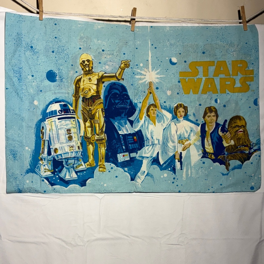Original 1970 Star Wars Pillow Case (Case Only.)